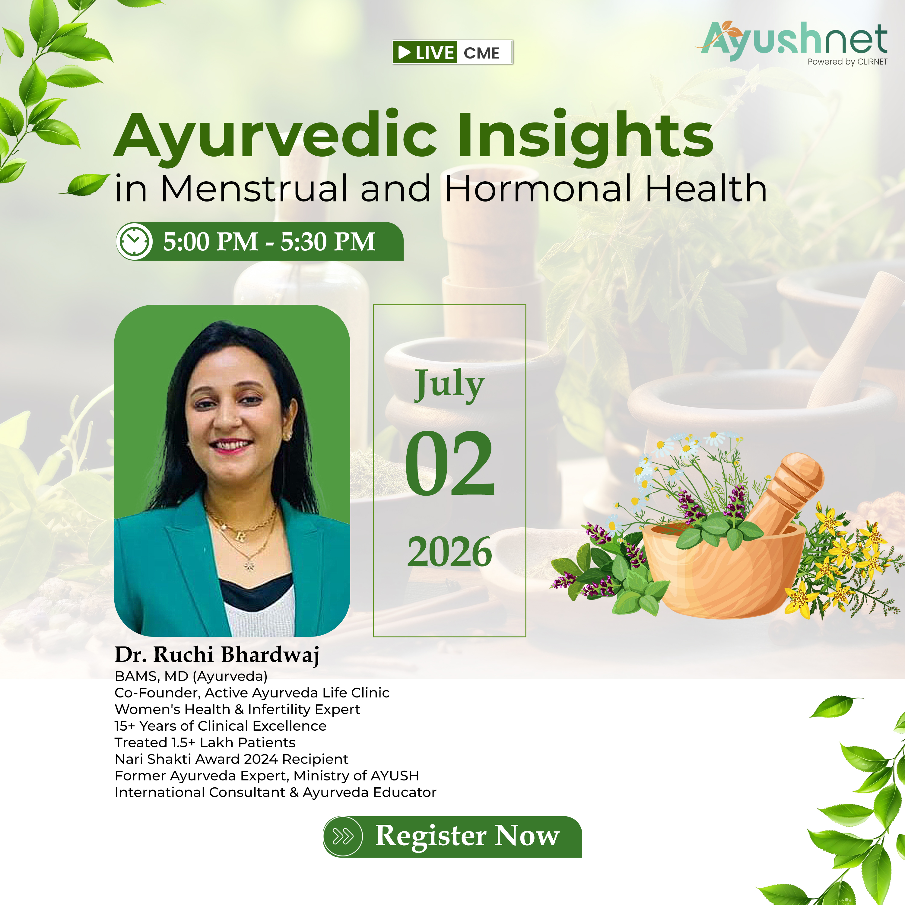 Ayurvedic Insights in Menstrual and Hormonal Health